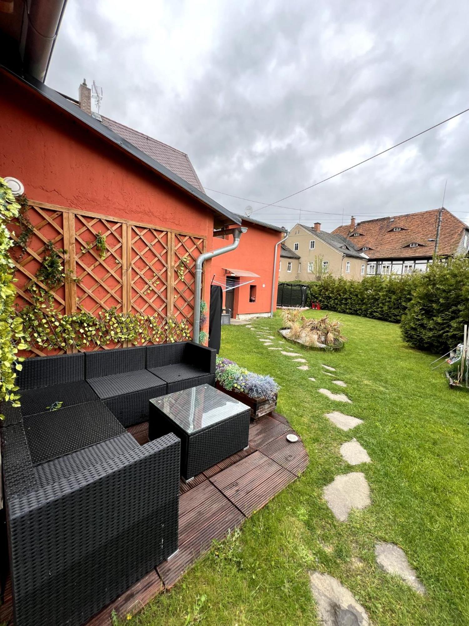 Haus Mit Pool Grossschonau Bagian luar foto