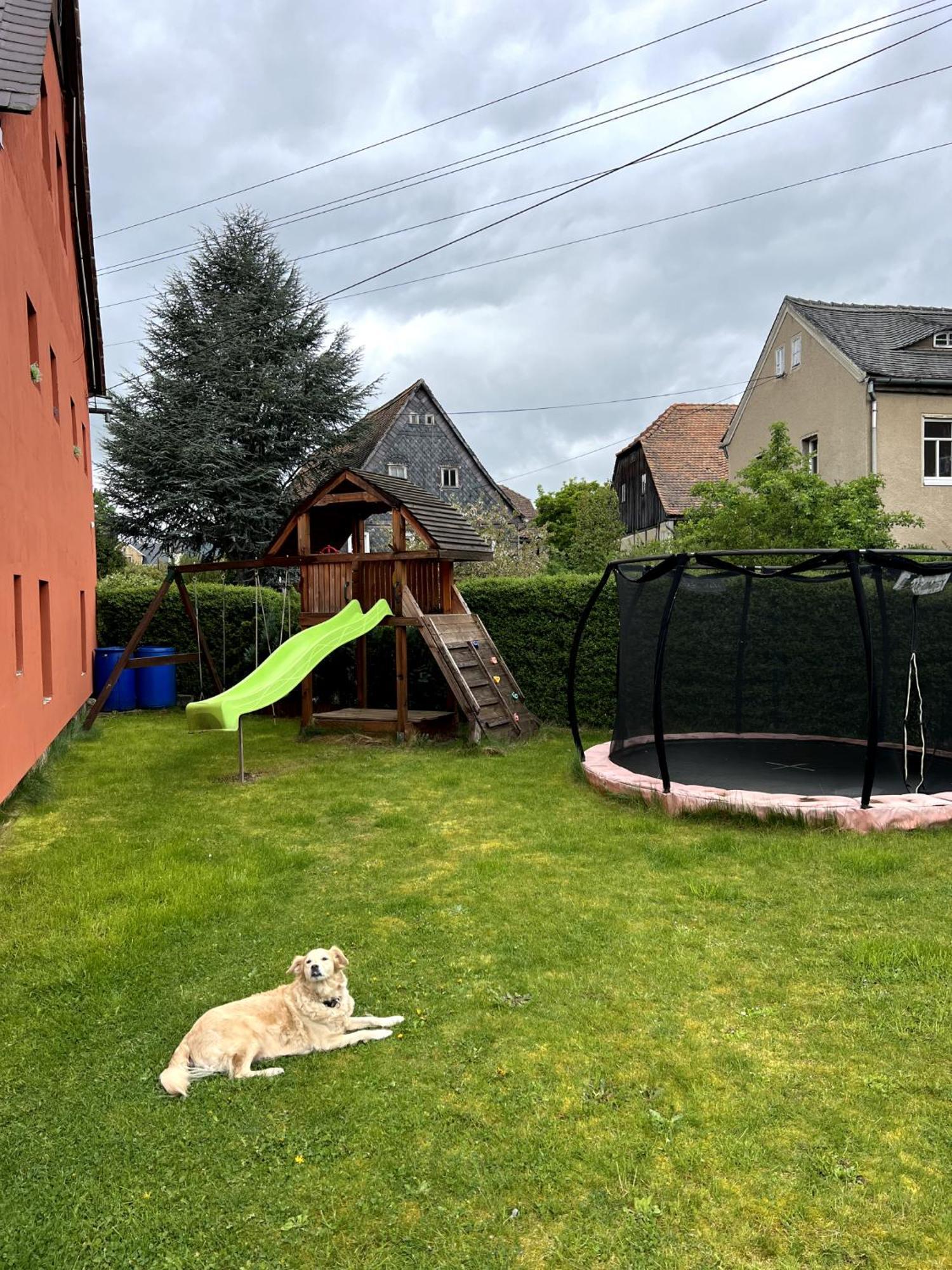 Haus Mit Pool Grossschonau Bagian luar foto