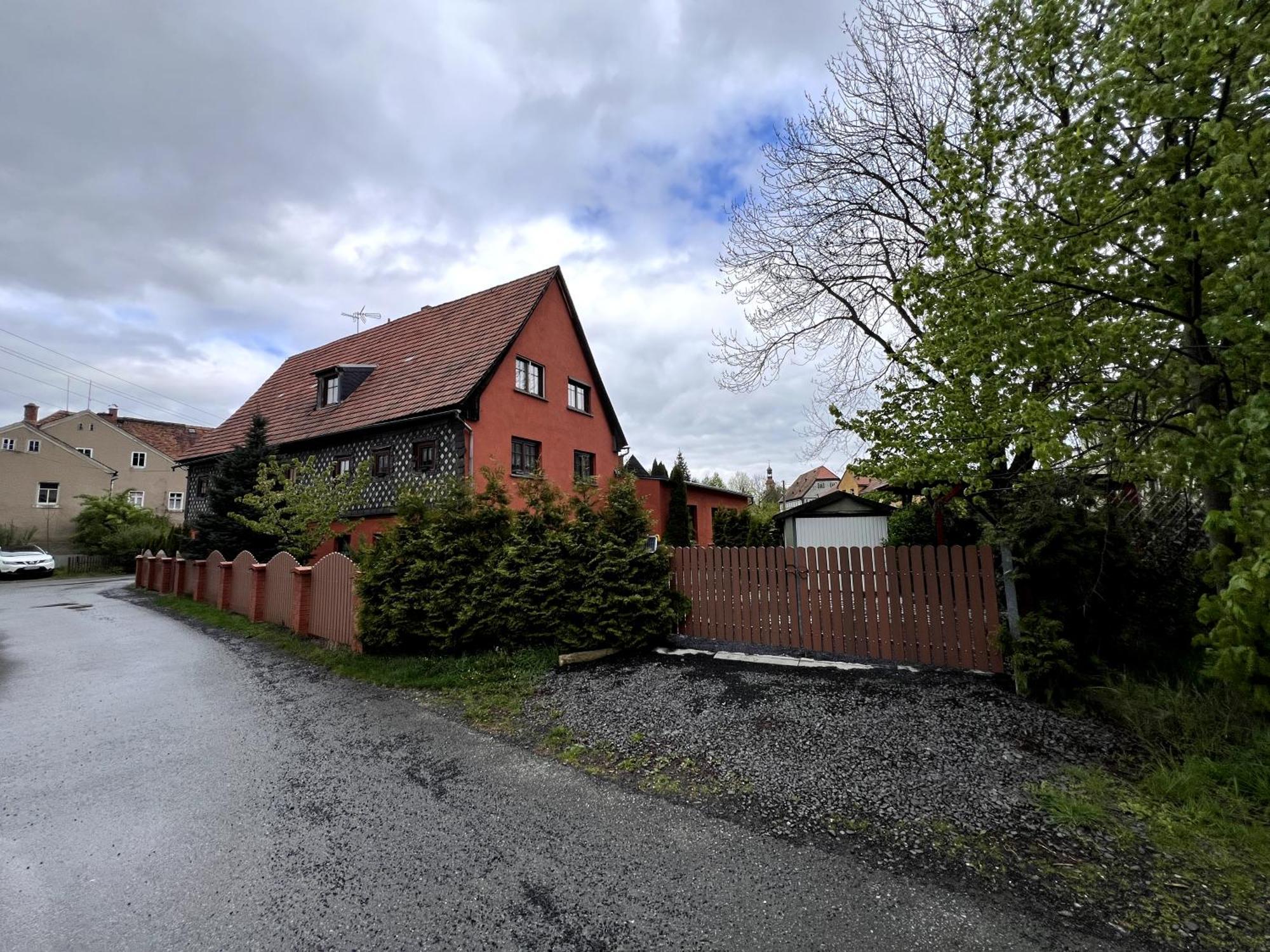 Haus Mit Pool Grossschonau Bagian luar foto